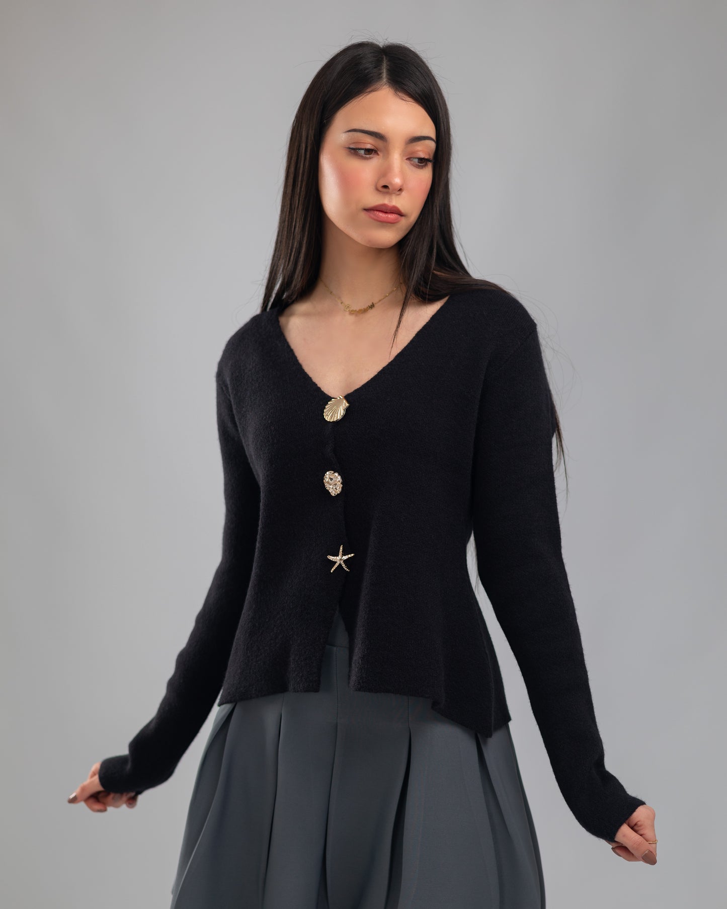 gilet coquillage
