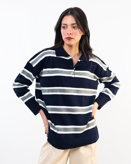 the striped Polo