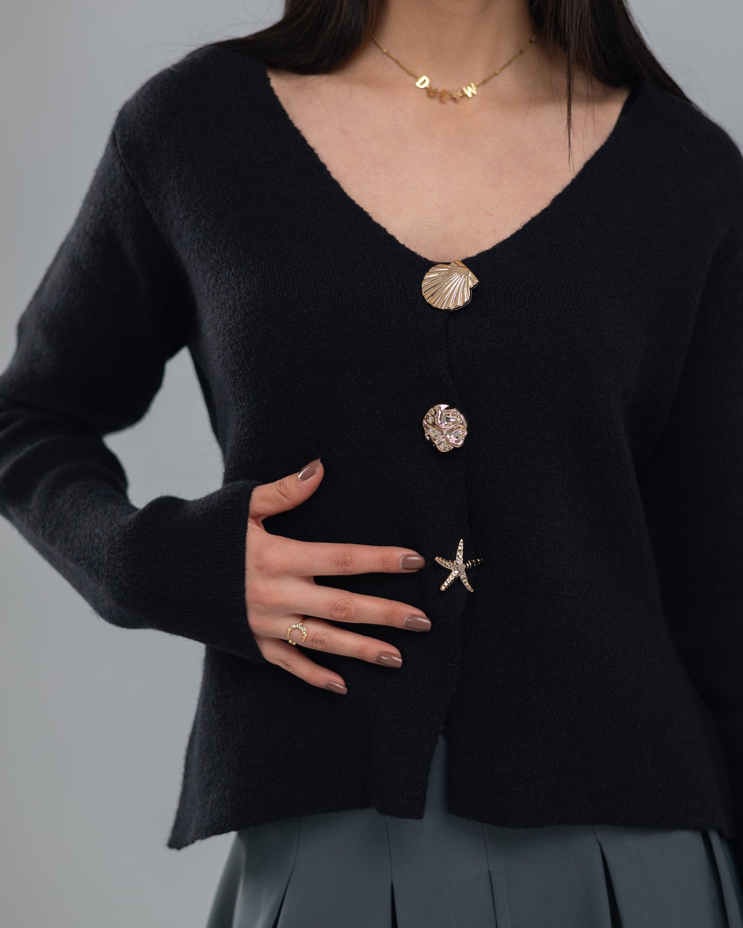 gilet coquillage