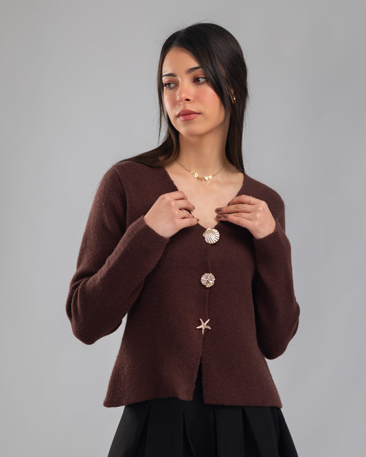 gilet coquillage