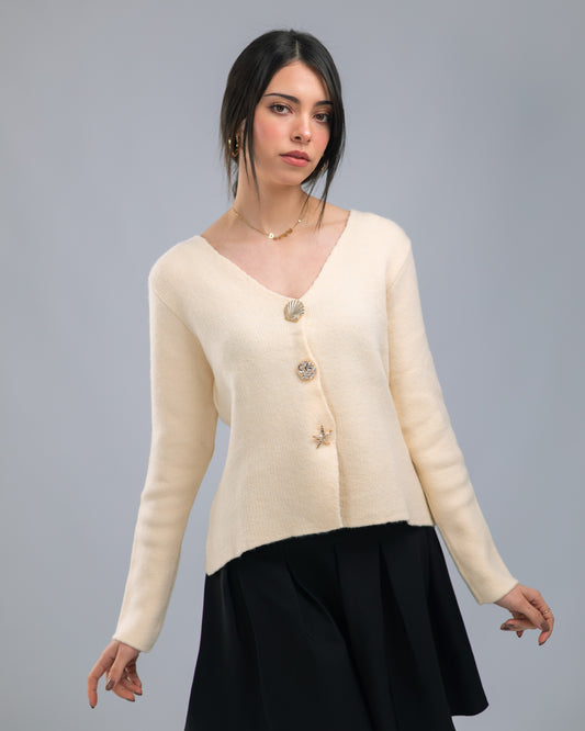 gilet coquillage