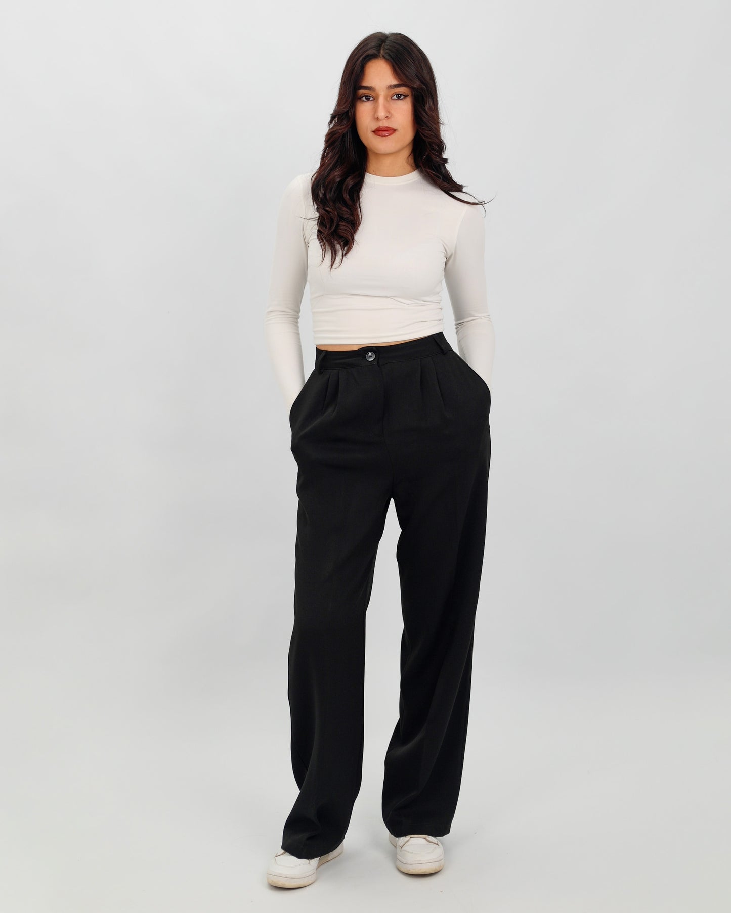 Pantalon Tailleur Noir